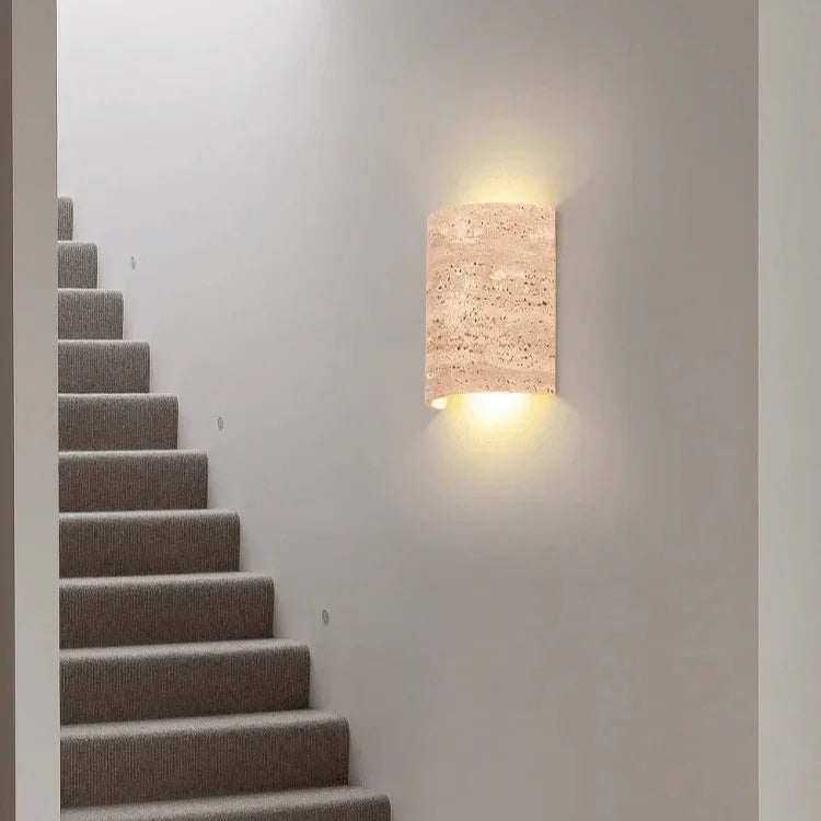 Yarrira Travertine Wall Lamp