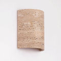 Yarrira Travertine Wall Lamp