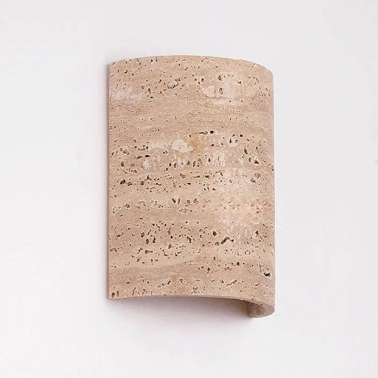 Yarrira Travertine Wall Lamp